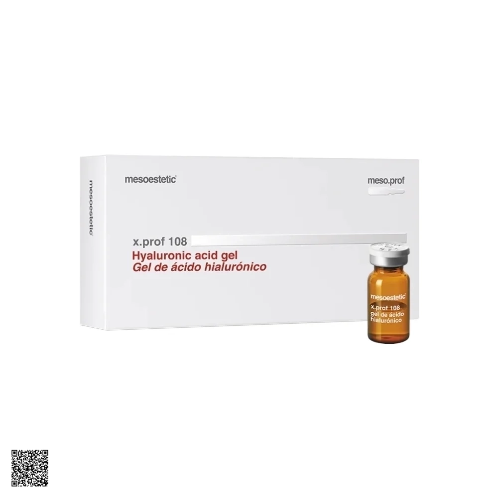 Mesoestetic X.Prof 108 Hyaluronic Acid Gel - Tinh Chất Dưỡng Ẩm Chống Lão Hóa (5 lọ x 5ml)