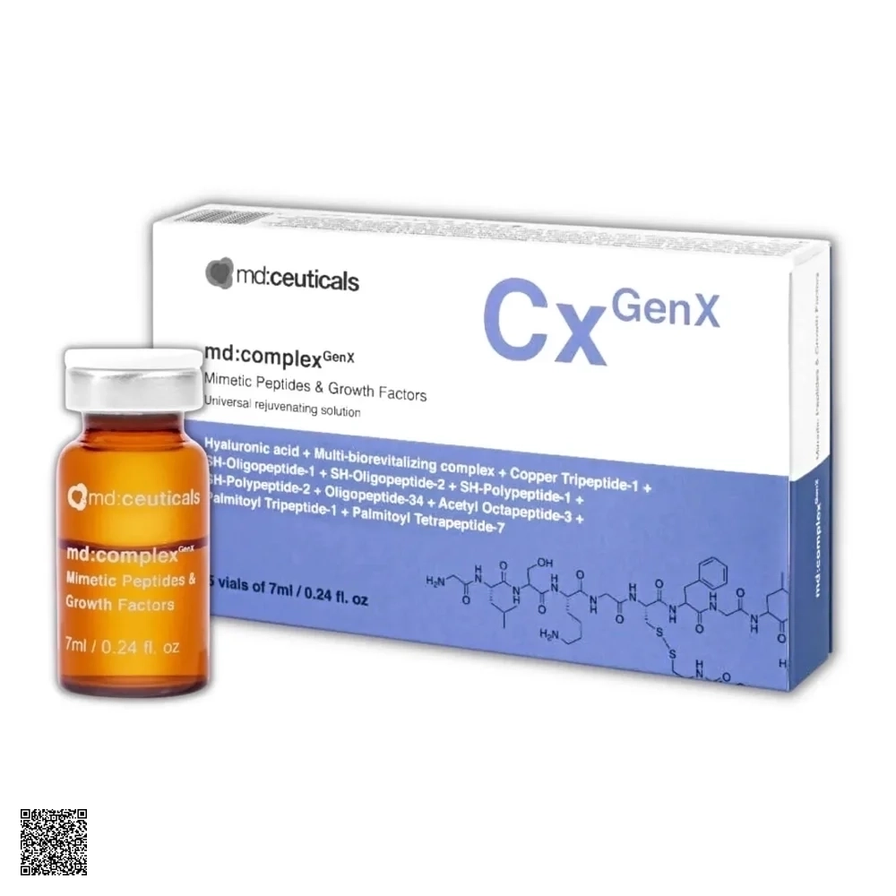 MD:Ceuticals MD Complex Genx Mimetic Peptides & Growth Factor CX - Tế Bào Gốc Nhau Thai Trẻ Hoá Da