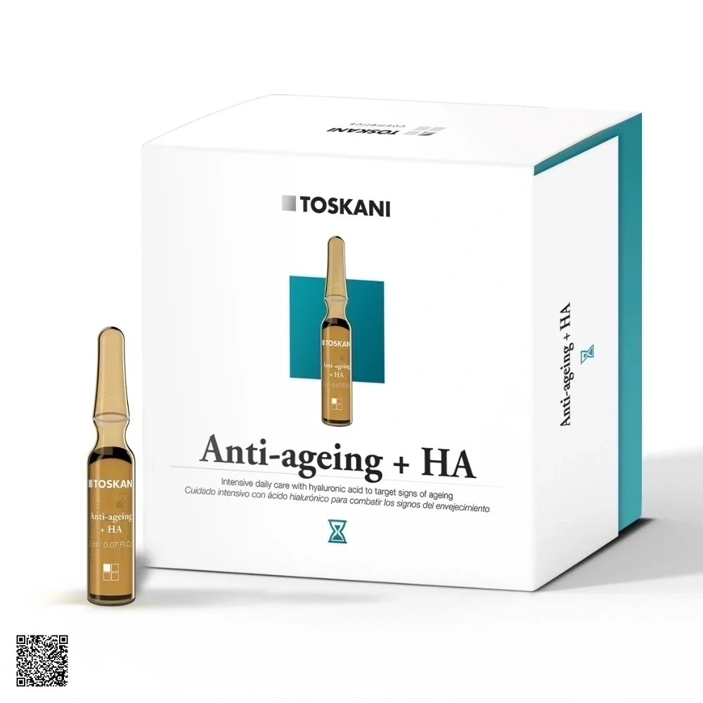 Toskani Anti-Aging + HA Ampoules - Tinh Chất Dưỡng Ẩm, Chống Lão Hoá Cô Đặc