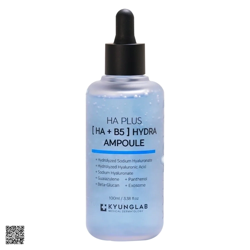 Kyung Lab Ha Plus HA + B5 Hydra Ampoule - Tinh Chất Căng Bóng Da (100ml)