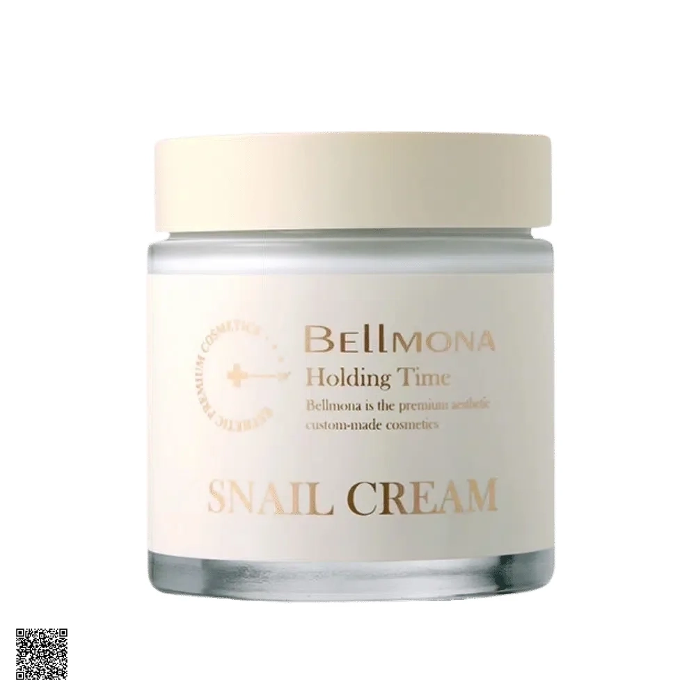Bellmona Holding Time Snail Cream - Kem Dưỡng Cải Thiện Nếp Nhăn, Làm Sáng Da Ốc Sên