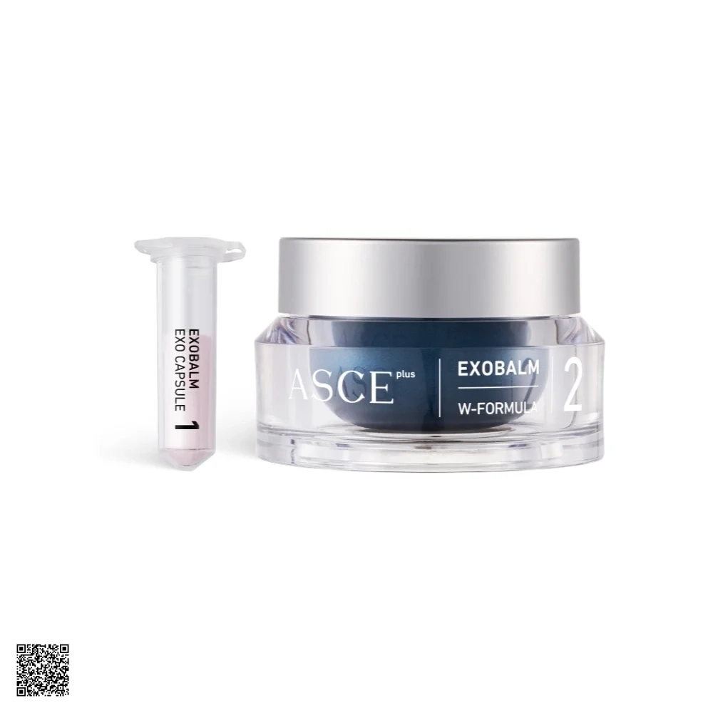 ExoCoBio ASCE+ Exobalm - Kit 2 Sản Phẩm Kem Dưỡng & Bột Tái Tạo Da