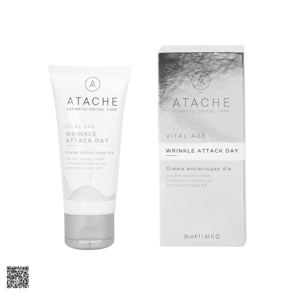 Atache Vital Age Wrinkle Attack Day - Kem Chống Lão Hóa, Bảo Vệ Da Ban Ngày