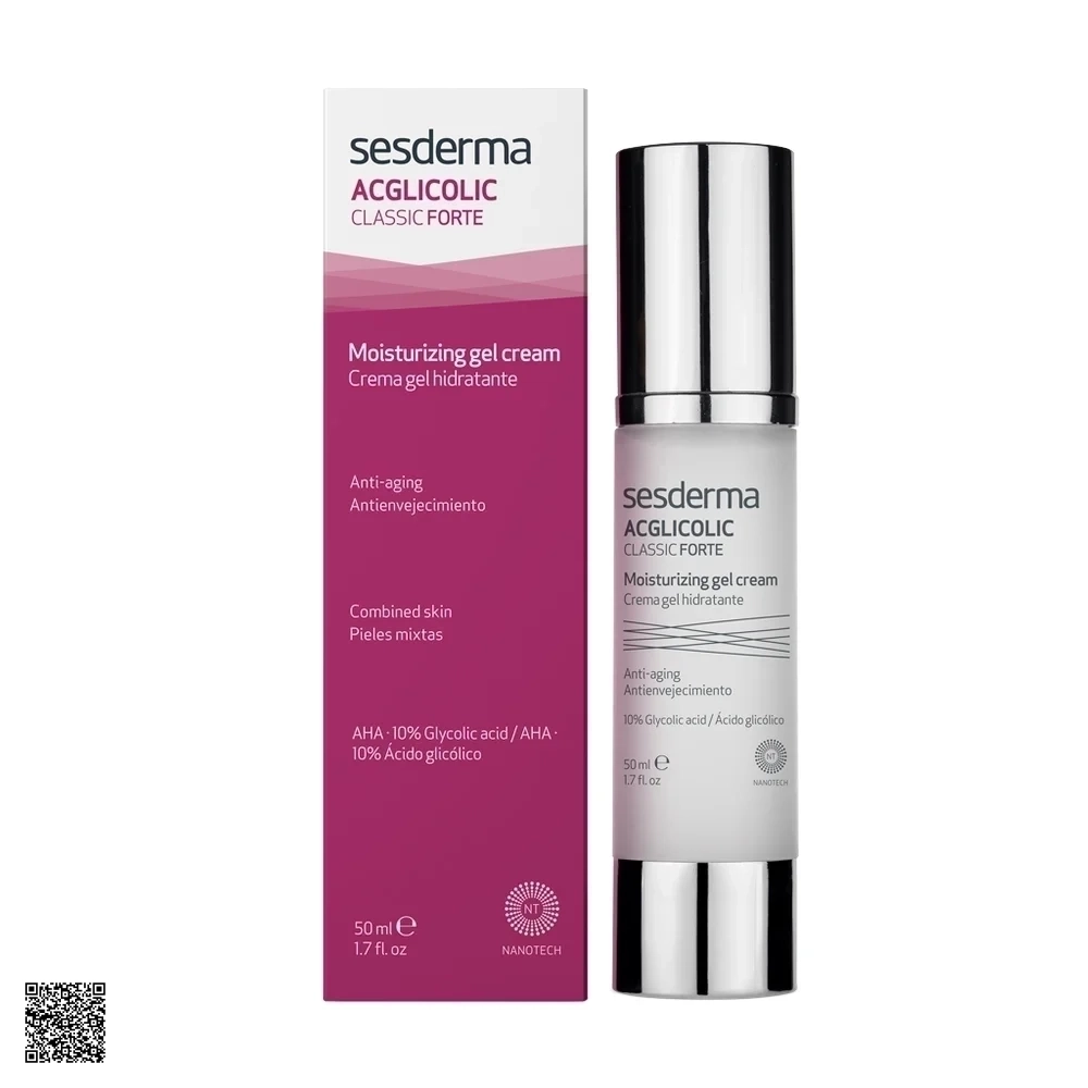 Sesderma Acglicolic Classic Forte Moisturizing Gel Cream - Kem Dưỡng Tái Tạo Da