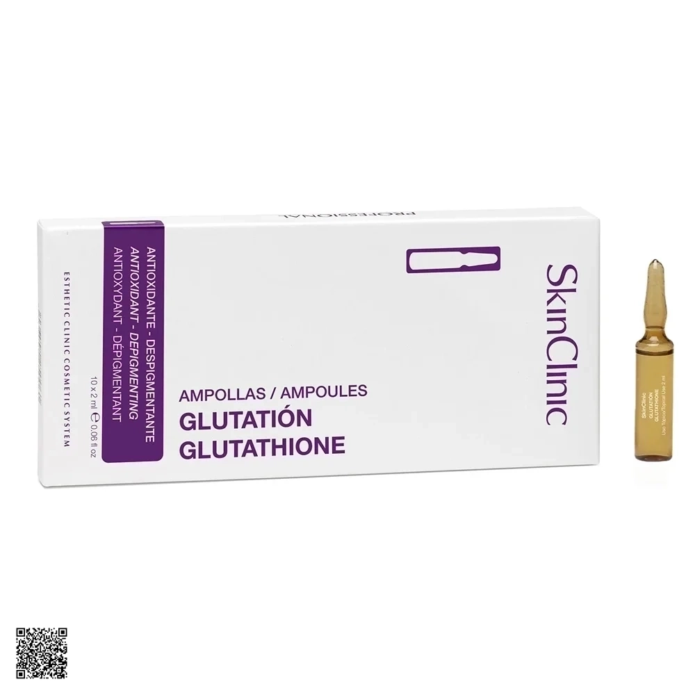 SkinClinic Glutathione Ampoules - Tinh Chất Chống Oxy Hóa, Làm Sáng Da