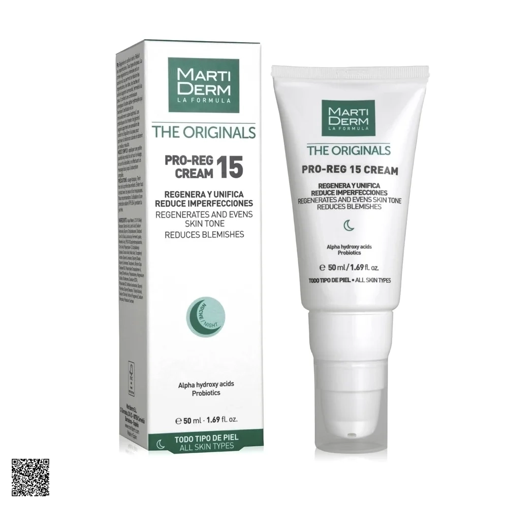 MartiDerm The Originals Pro-Reg 15 Cream - Kem Dưỡng Tái Tạo Da Chuyên Sâu Ban Đêm