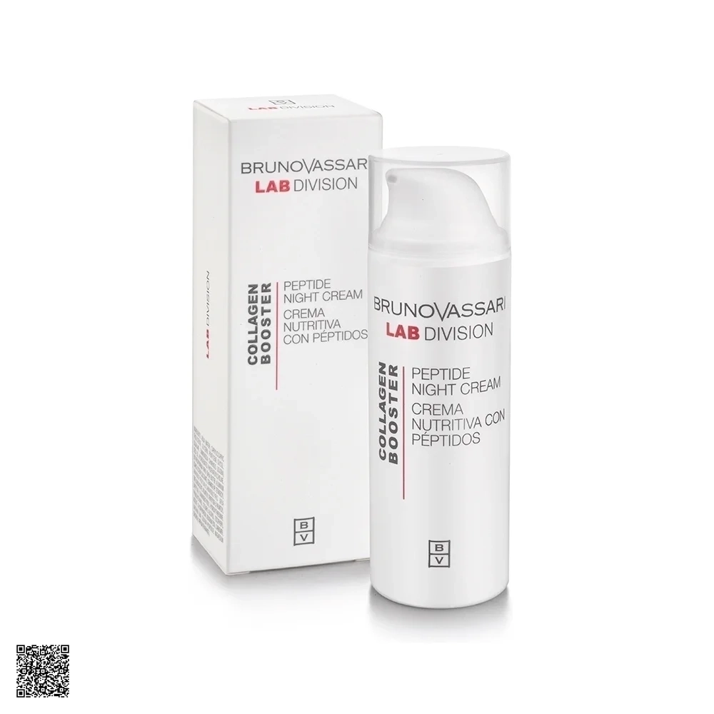 Bruno Vassari Collagen Booster Peptides Night Cream - Kem Dưỡng Chống Lão Hóa Da Ban Đêm