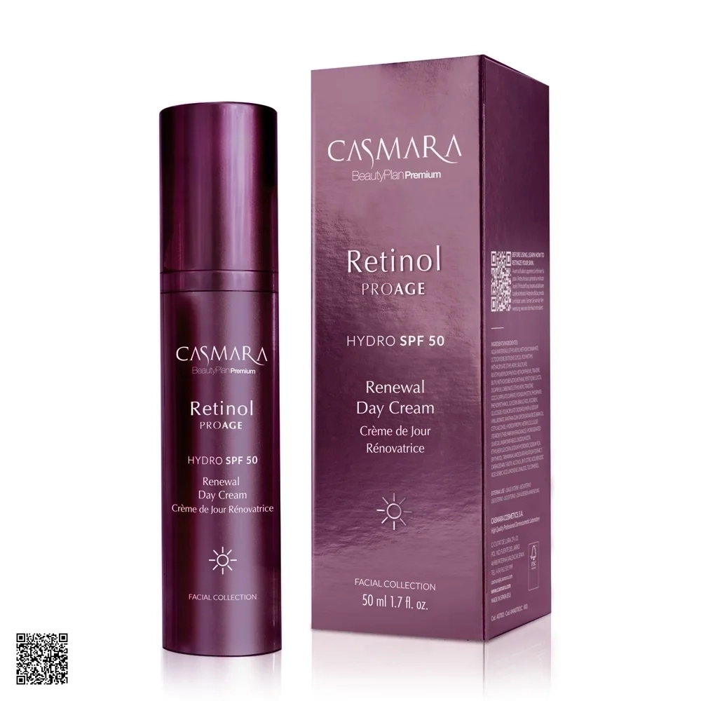 Casmara Retinol ProAge Renewal Day Cream SPF50 - Kem Retinol Chống Lão Hóa