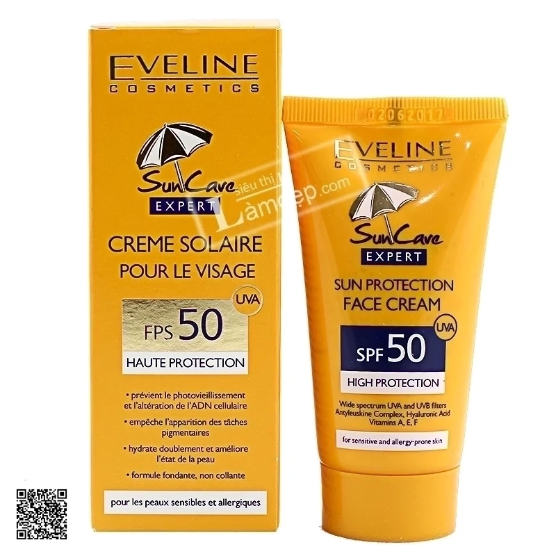 Kem Chống Nắng Eveline Suncare SPF50
