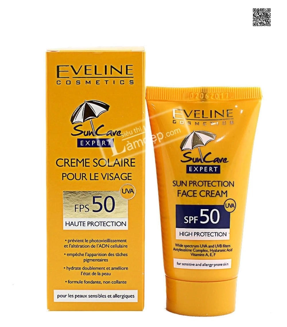Kem Chống Nắng Eveline Suncare SPF50