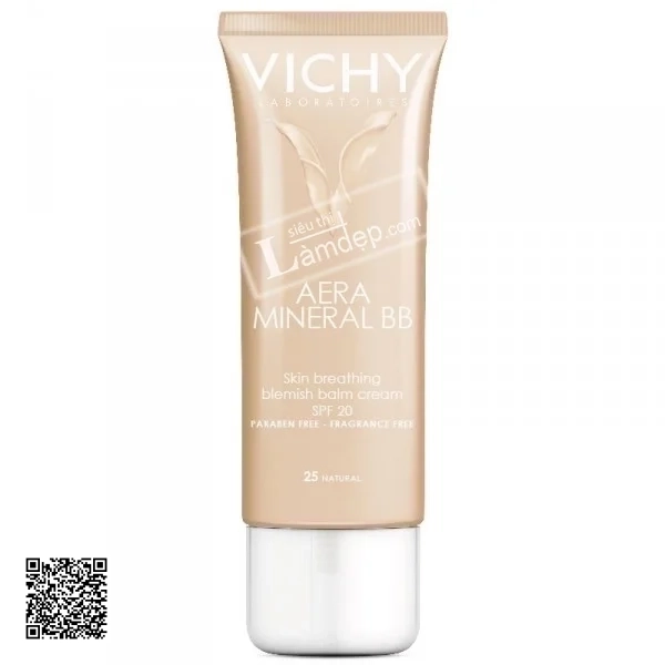 Kem Lót Nền Che Khuyết Điểm Và Chống Nắng Vichy Aera Mineral BB 50ml