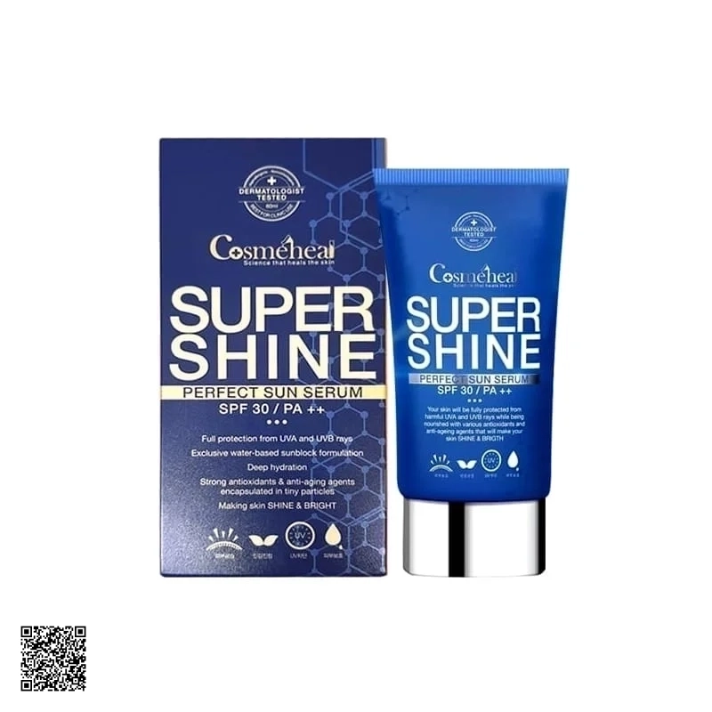 CosmeHeal Super Shine Perfect Sun Serum - Tế Bào Gốc Chống Nắng