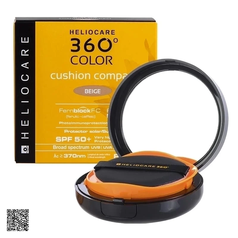 Kem Nền Chống Nắng Heliocare 360º Color Cushion Compact Beige SPF50+