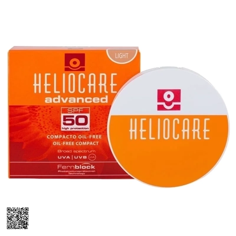 Phấn Nền Chống Nắng Heliocare Oil Free Compact SPF50 Fair
