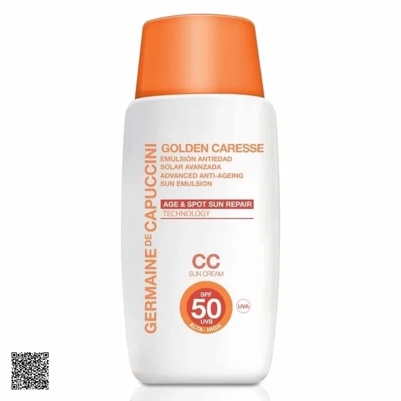 Nhũ Tương Chống Nắng, Che Khuyết Điểm Golden Caresse Advanced Anti-Ageing Sun Emulsion Germaine De Capuccini