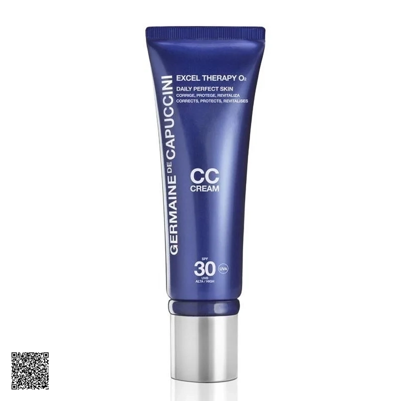 Kem Chống Nắng, Che Khuyết Điểm Excel Therapy O2 CC Cream Daily Perfect Skin Bronze Germaine De Capuccini