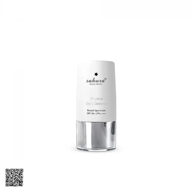 Nhũ Tương Chống Nắng Vật Lý SAKURA PHYSICAL DAILY DEFENSE SPF 50+ PA++++ (30gr)
