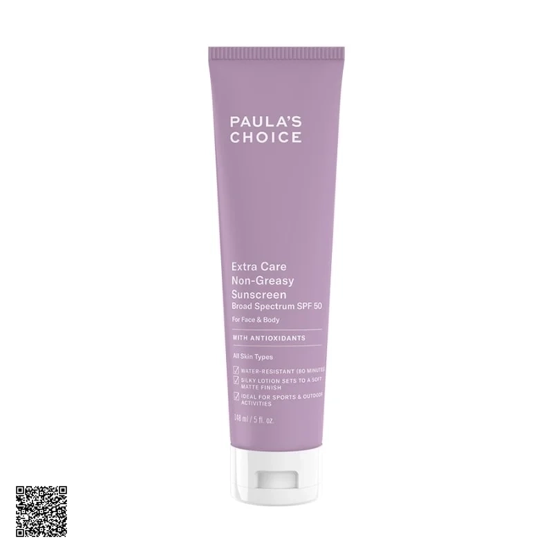 Kem Chống Nắng Siêu Chịu Nước Paula’s Choice Extra Care Non-Greasy Sunscreen SPF50