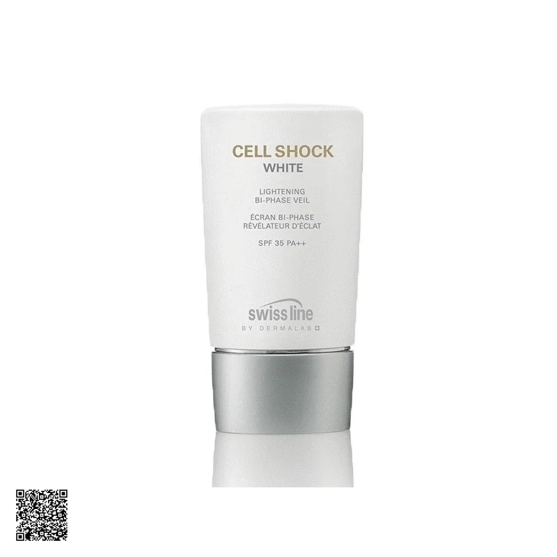 Sữa Chống Nắng Trắng Da Swissline Cell Shock White Lightening Bi-Phase Veil SPF35 PA++