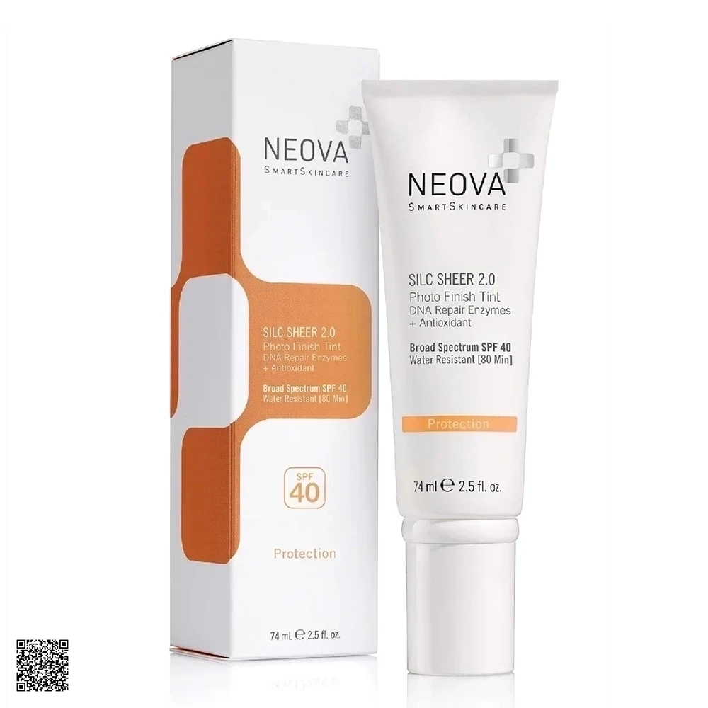 Neova DNA Damage Control Silc Sheer 2.0 SPF40 - Kem Nền Chống Nắng