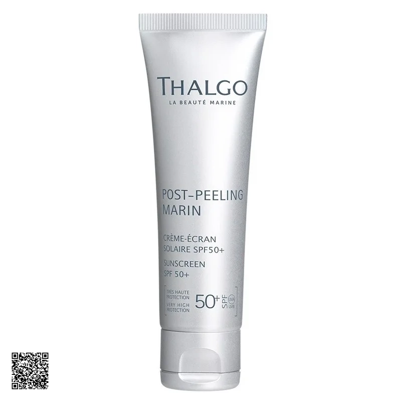 Thalgo Post-Peeling Marin Sunscreen SPF50+ - Kem Chống Nắng Bảo Vệ Da Sau Peel