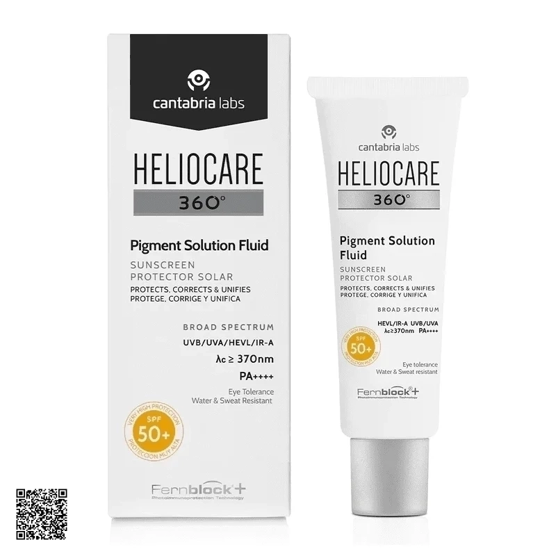 Heliocare 360° Pigment Solution Fluid SPF50+ - Kem Chống Nắng