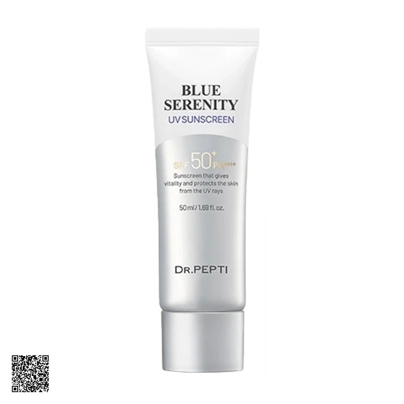 Dr.Pepti Blue Serenity Uv Sunscreen SPF50+ PA++++ - Kem Chống Nắng Phổ Rộng