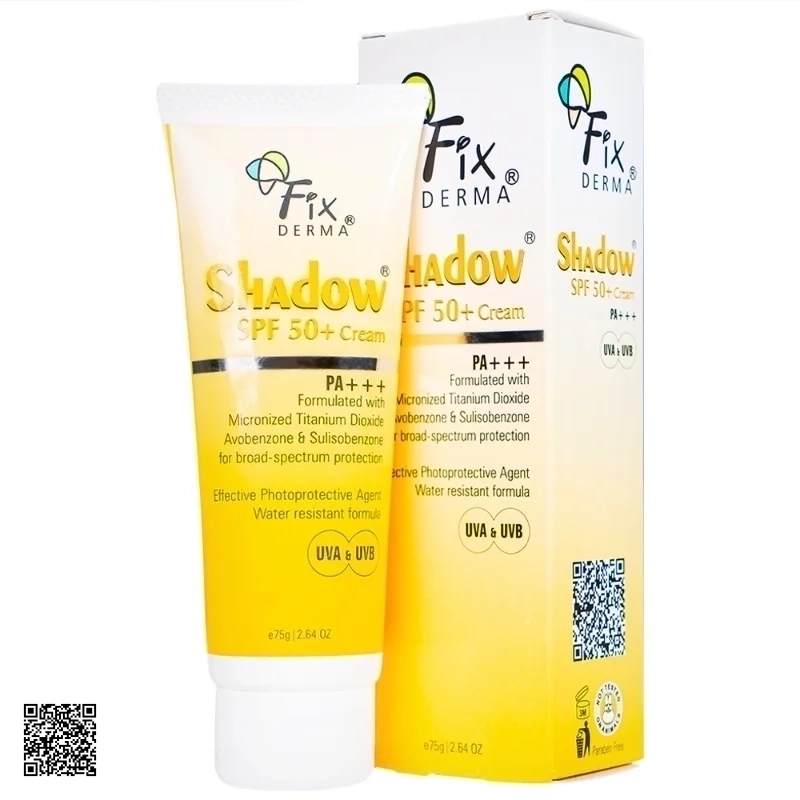 Kem Chống Nắng Dưỡng Ẩm Fixderma Shadow SPF50+ Cream