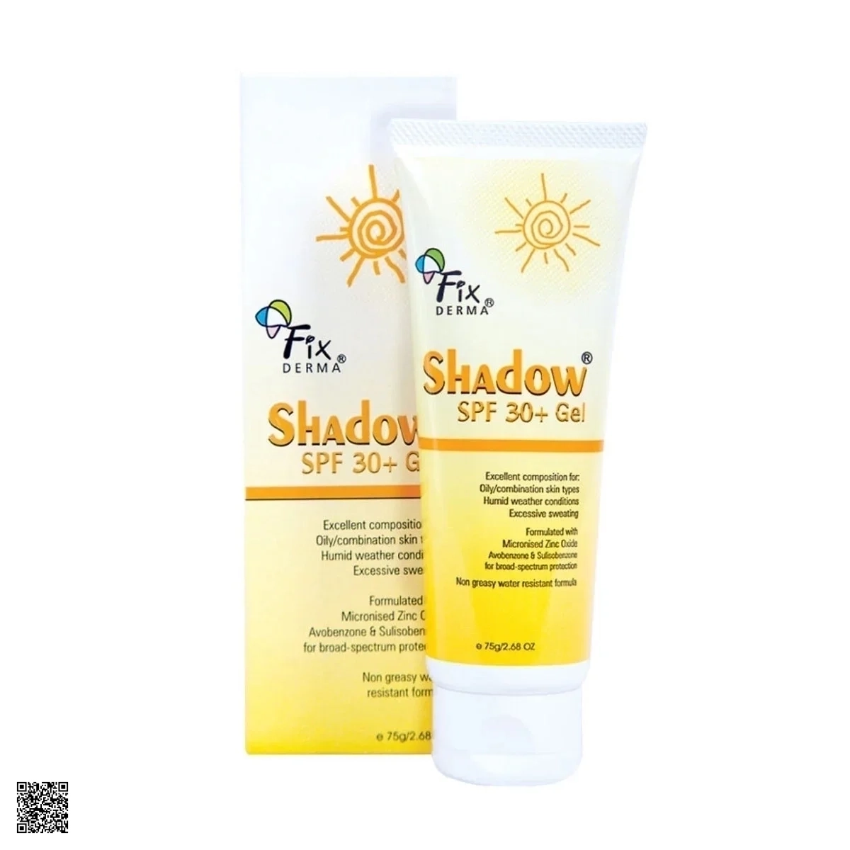 Gel Chống Nắng Dưỡng Ẩm Fixderma Shadow SPF30+ Gel