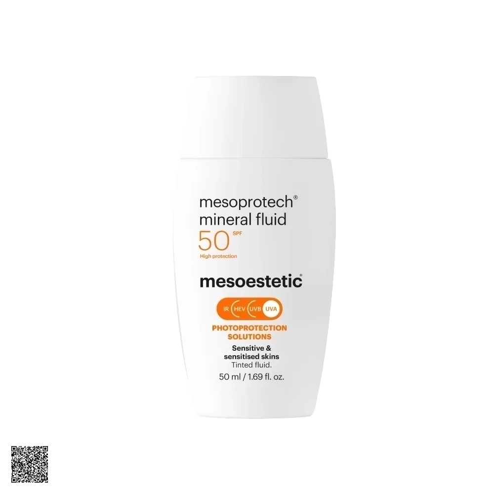 Mesoestetic Mesoprotech Mineral Fluid Photoprotection Solutions SPF50+ - Nhũ Tương Chống Nắng Cho Da Dầu