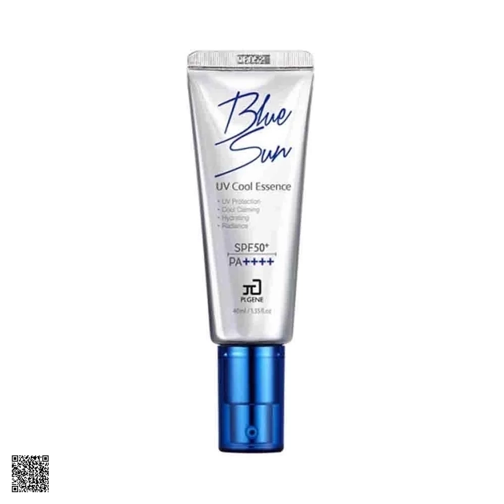 Pion-Tech Blue Sun UV Cool Essence chứa Guaiazulene - Kem Chống Nắng Hàn Quốc