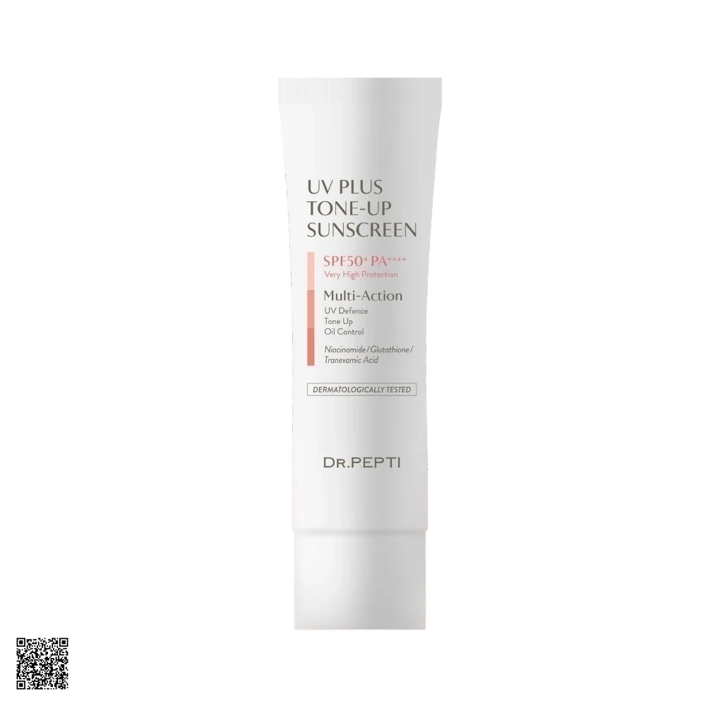 Dr.Pepti UV Plus Tone-Up Sunscreen SPF50+ PA++++ - Kem Chống Nắng Nâng Tone, Kiềm Dầu