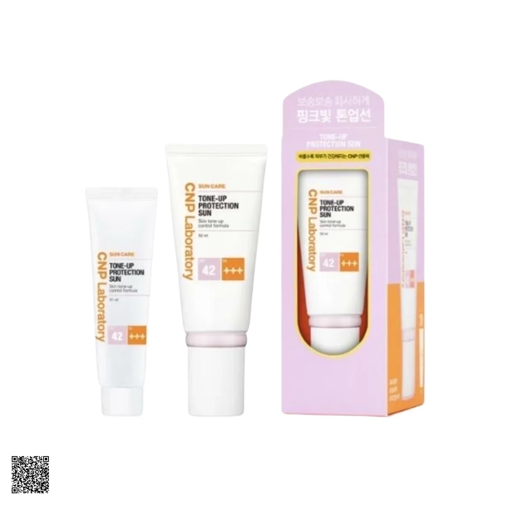 CNP Laboratory Tone-Up Protection Sun SPF42 PA+++ - Set 2 Kem Chống Nắng (50ml + 31ml)
