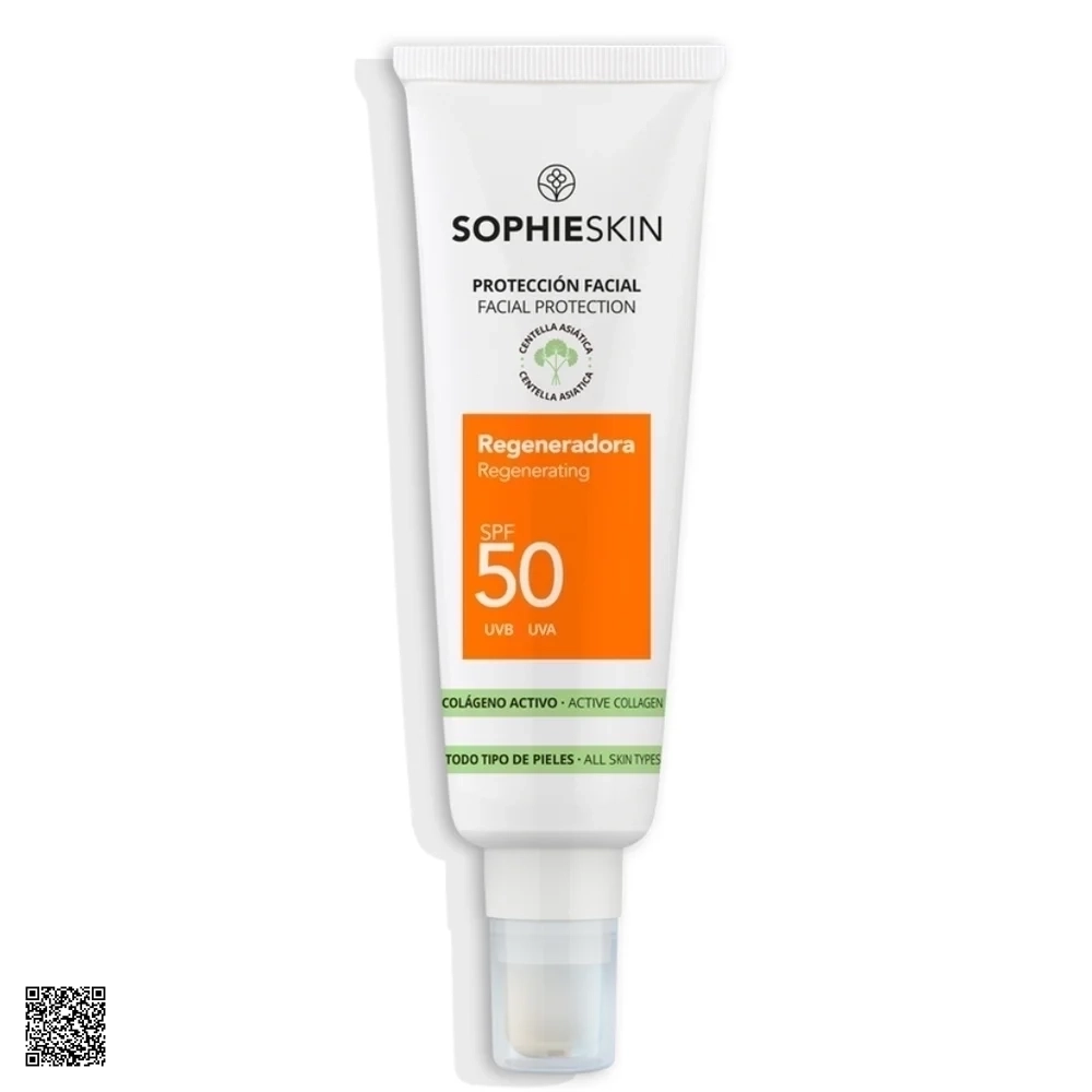 Sophieskin Facial Protection Regenerating SPF50 - Kem Chống Nắng Tái Tạo Da