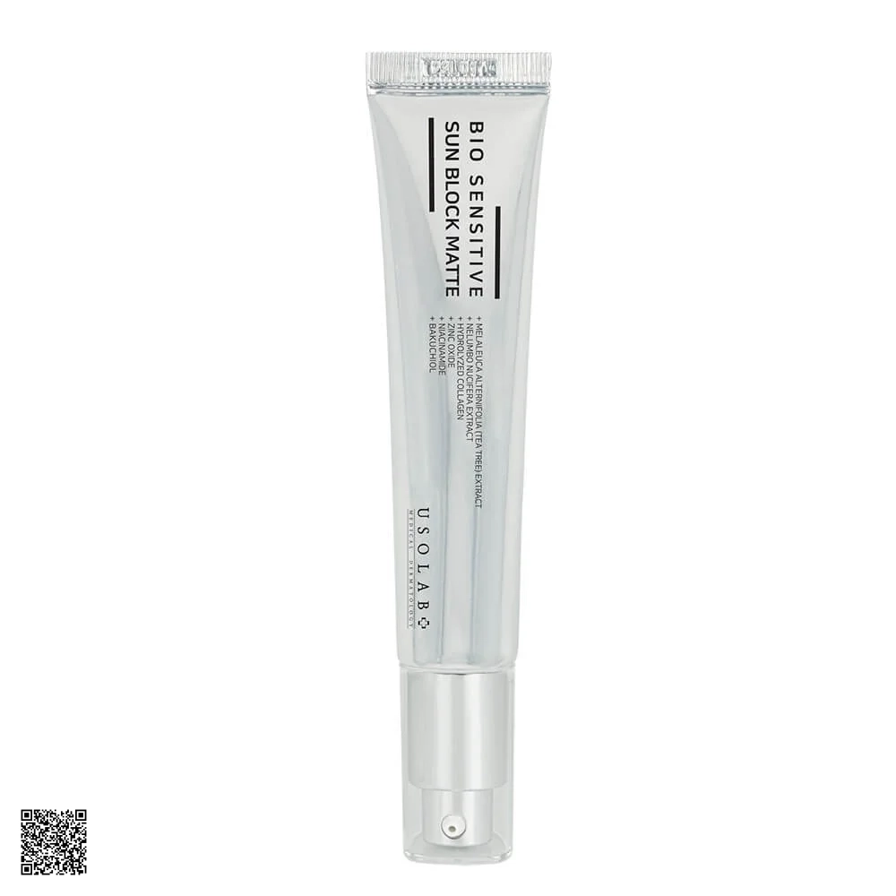 Usolab Bio Sensitive Sun Block Matte SPF50+ PA++++ - Kem Chống Nắng Cho Da Dầu Mụn