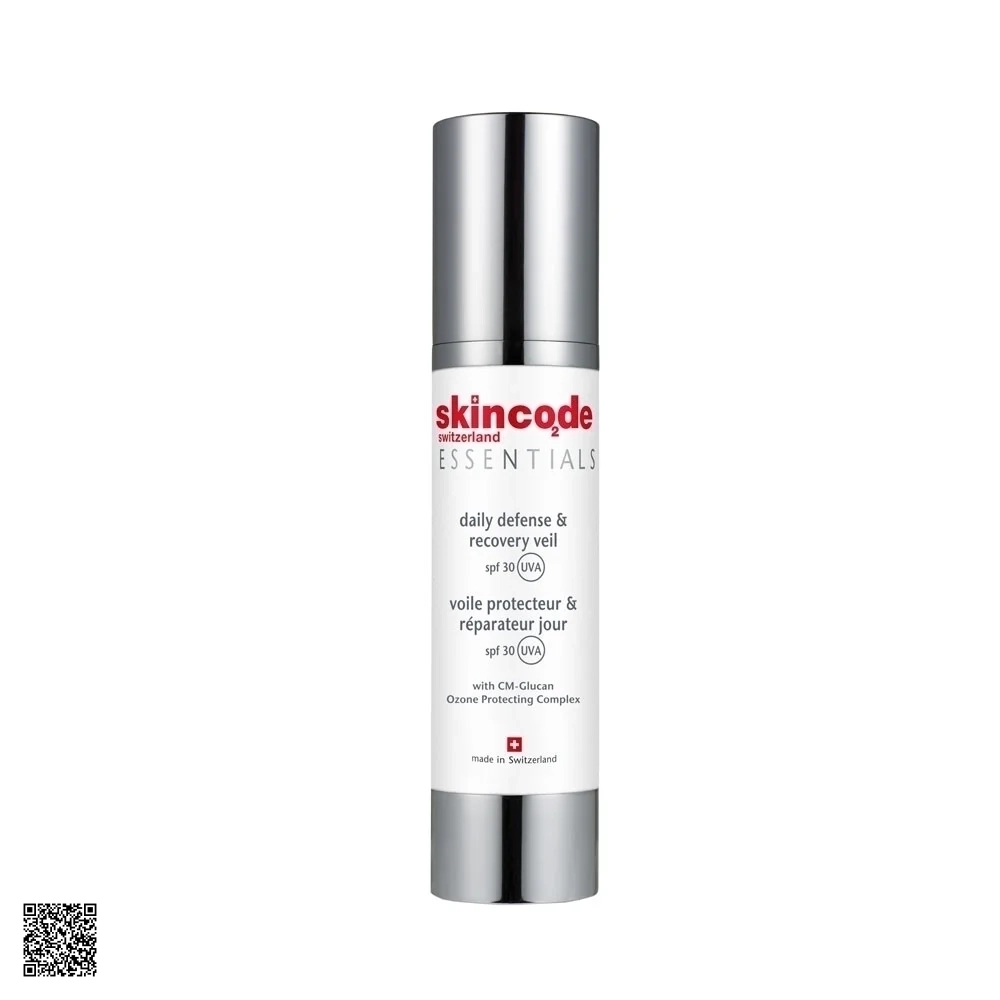 Skincode Essentials Daily Defense & Recovery Veil SPF30 - Nhũ Tương Chống Nắng