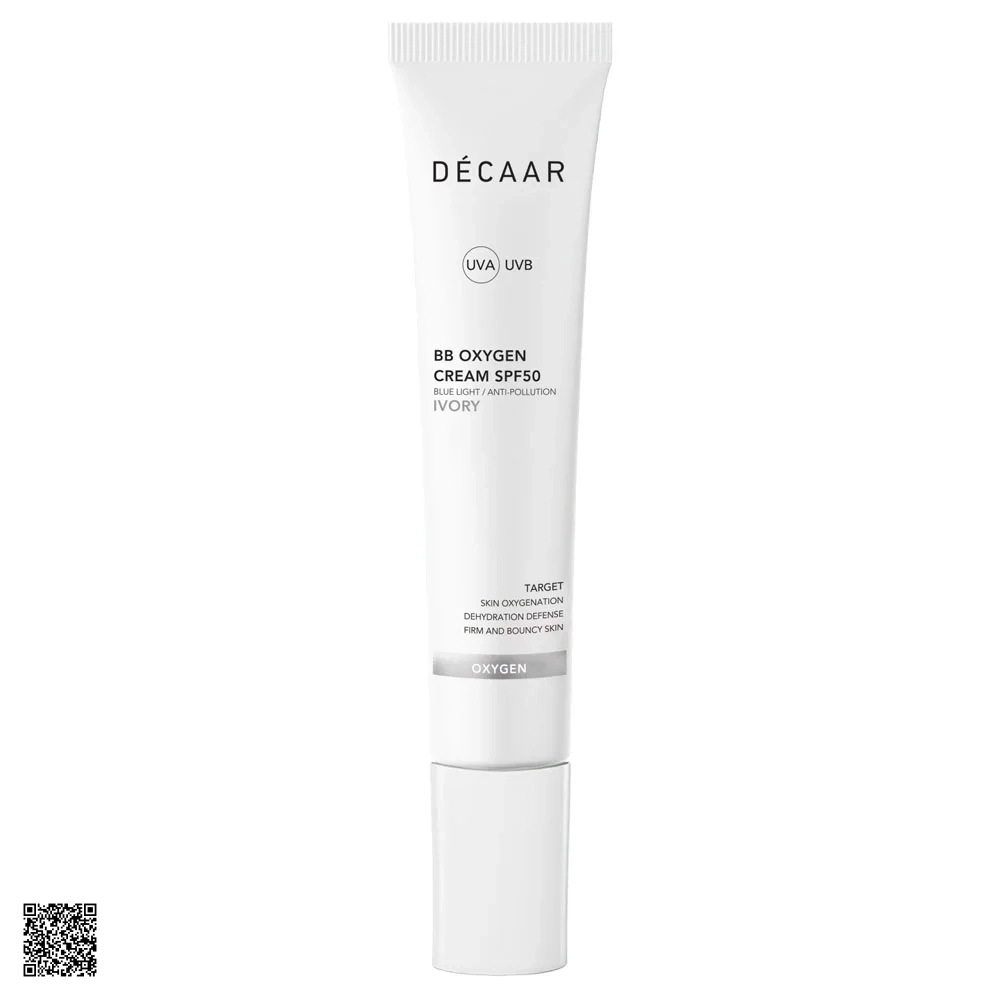 Décaar BB Oxygen Cream SPF50 - Kem Chống Nắng Dẫn Xuất Oxy Tươi (Màu Ivory - 50ml)
