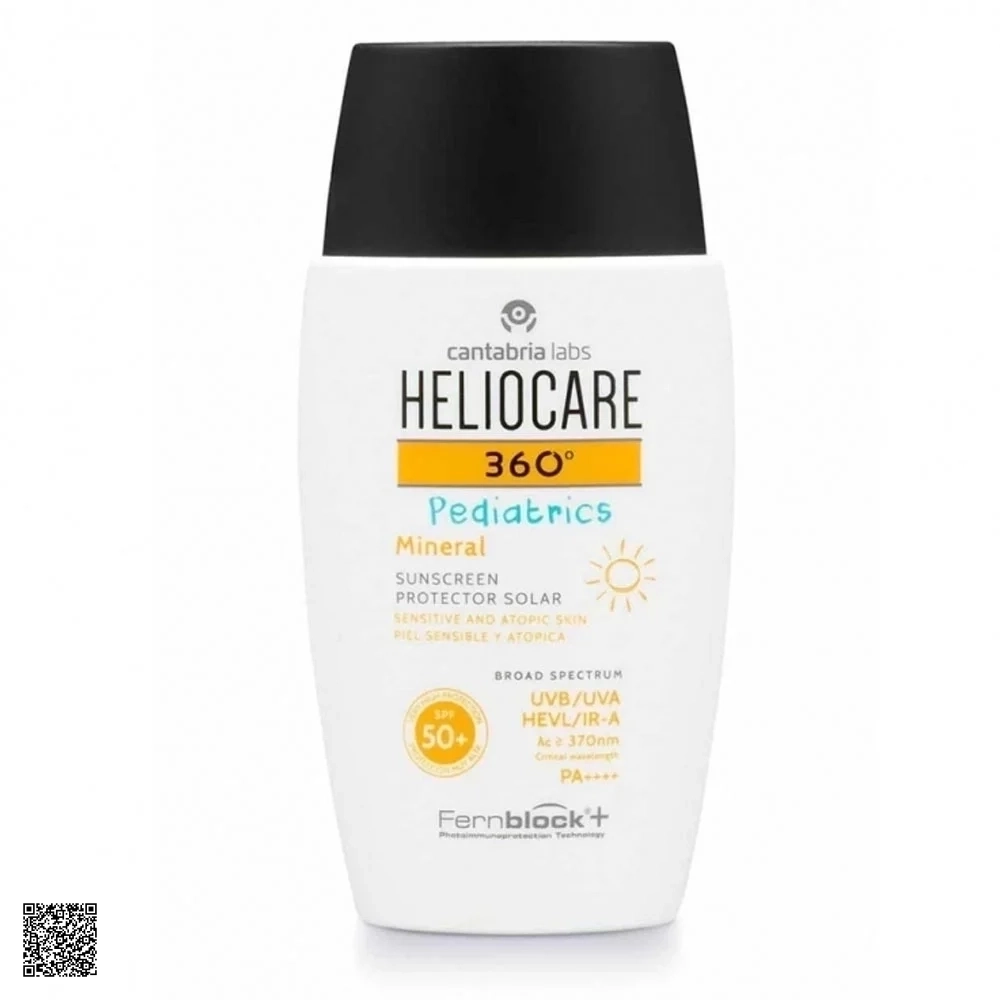 Heliocare 360 Pediatrics Mineral - Kem Chống Nắng Phổ Rộng Cho Trẻ Em Và Da Nhạy Cảm