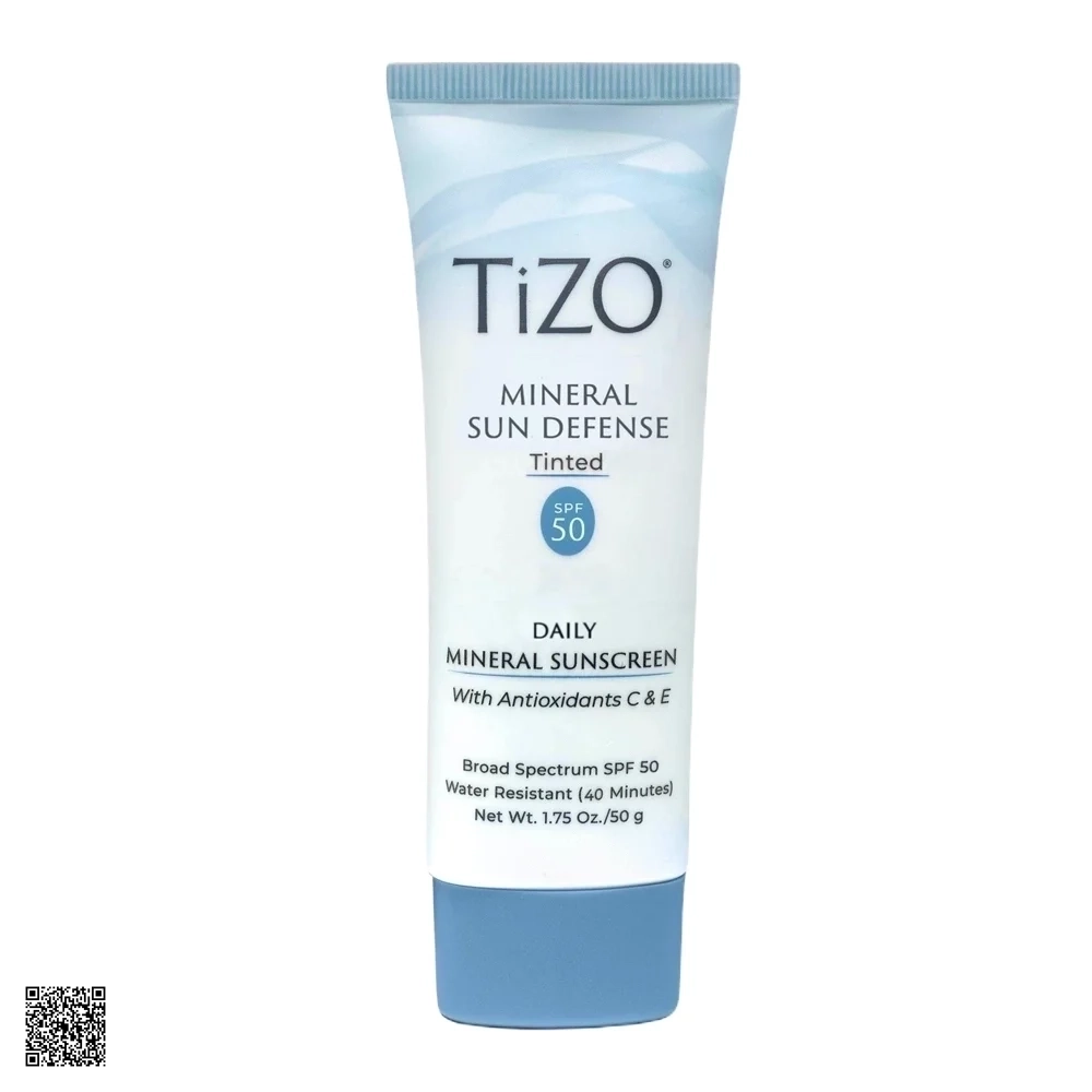 TiZO Mineral Sun Defense Tinted SPF50 - Kem Chống Nắng Hàng Ngày