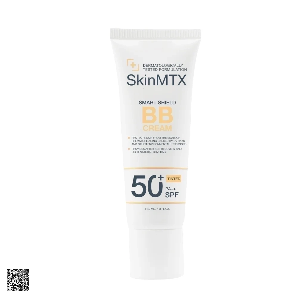 SkinMTX Smart Shield BB Cream SPF50+ Pa++ - Kem Chống Nắng Vật Lý & Hóa Học, Mỏng Nhẹ Tự Nhiên