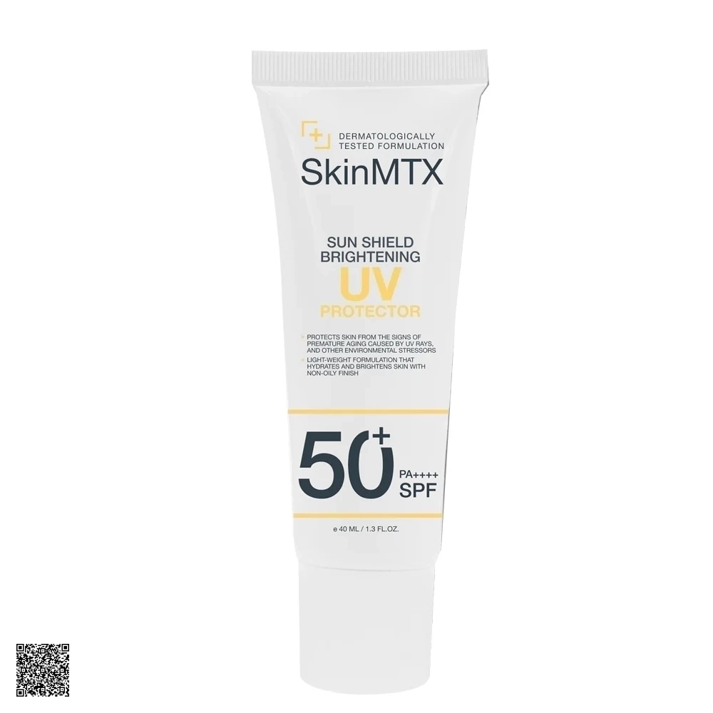 SkinMTX Sun Shield Brightening UV Protector SPF50+ PA++++ - Kem Chống Nắng Vật Lý & Hóa Học, Không Nâng Tone