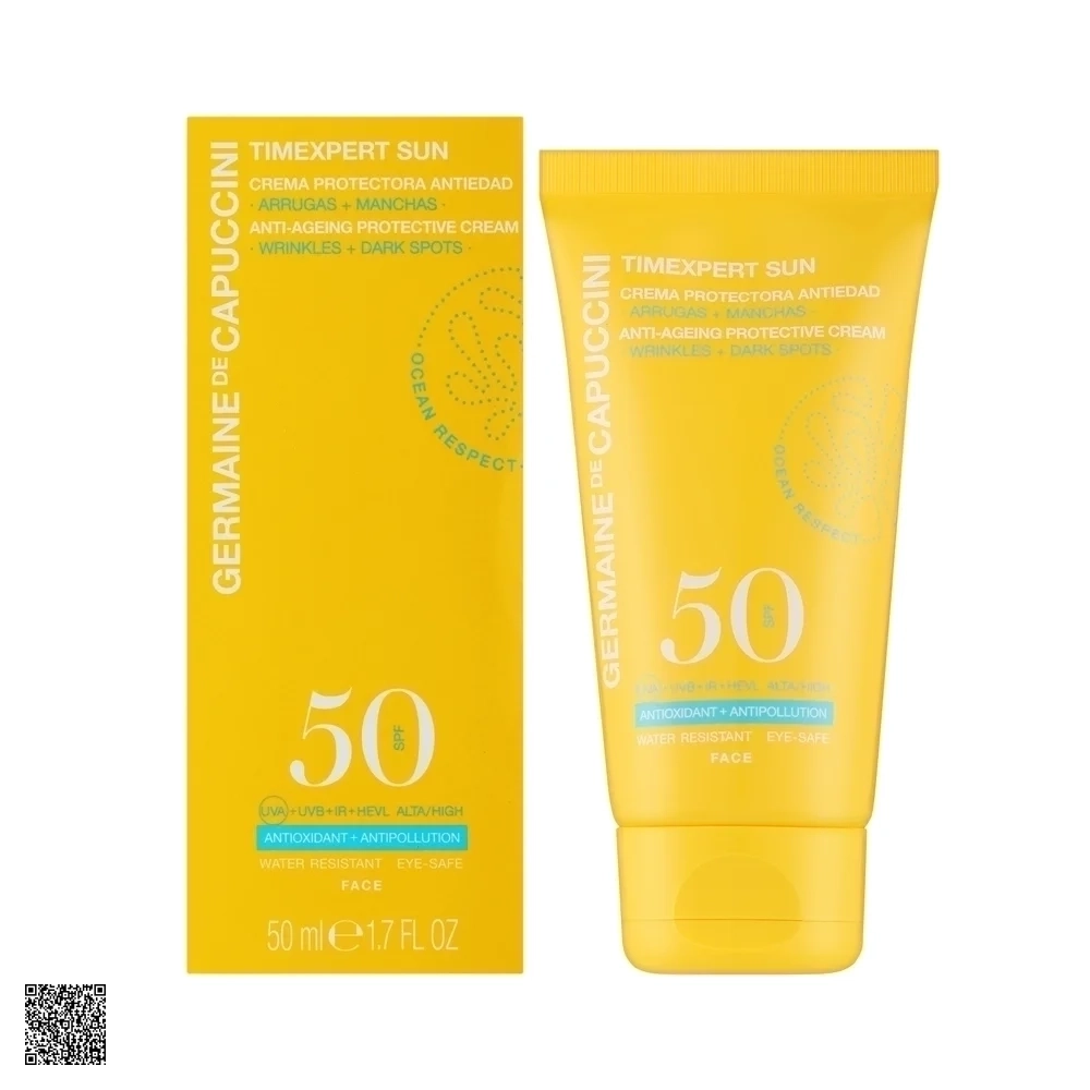 Timexpert Sun Anti-Ageing Protective Cream SPF50 Germaine De Capuccini - Kem Chống Nắng Sinh Học