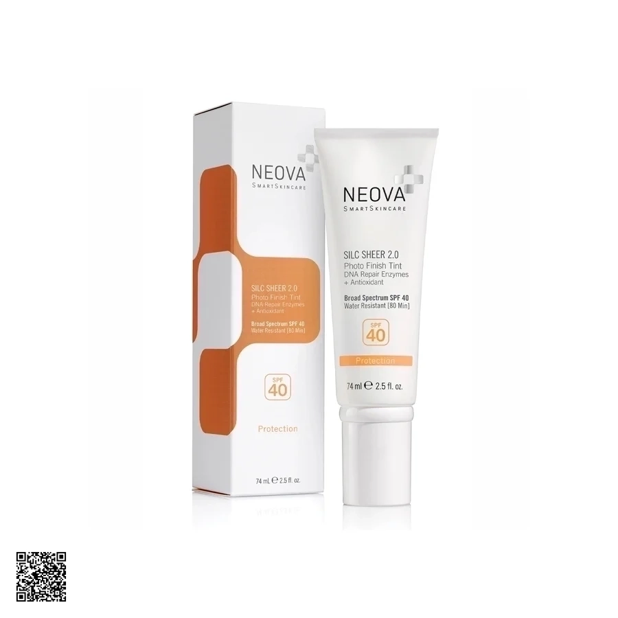 Neova Silc Sheer 2.0 SPF40 - Kem Nền Chống Nắng
