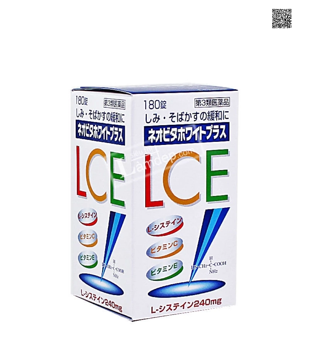 White Plus LCE Viên Uống Trắng Da, Trị Nám, Tàn Nhang Nhật Bản 180 Viên