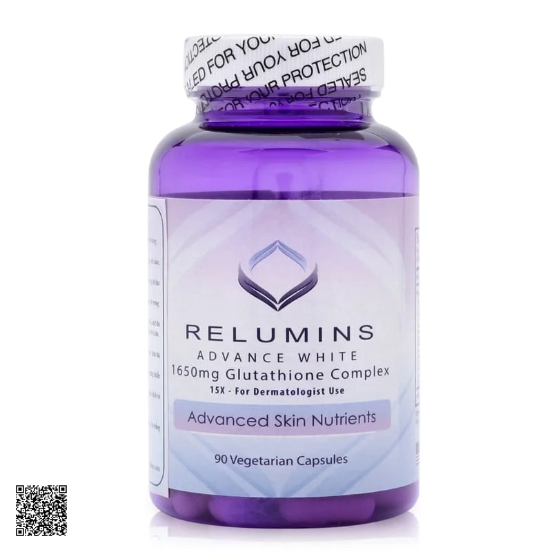 Relumins Advance White Glutathione Complex Viên Uống Trắng Da (1650mg x 90 Viên)