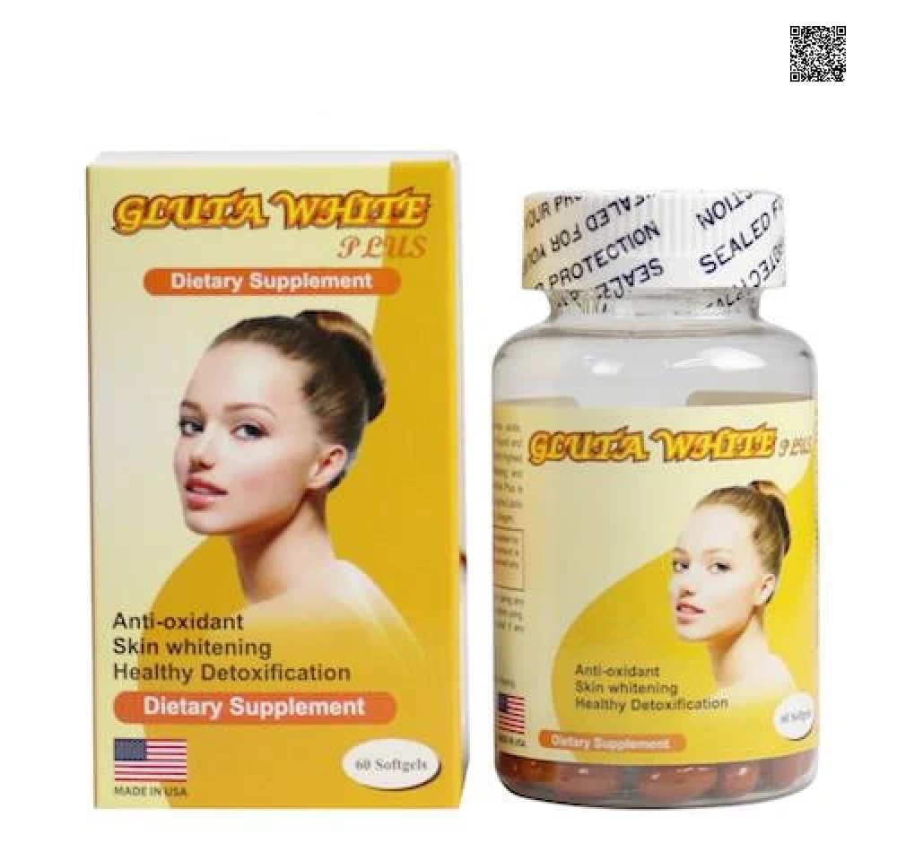 Viên Uống Trắng Da, Trị Nám Gluta White Plus Của Mỹ (60 Viên)