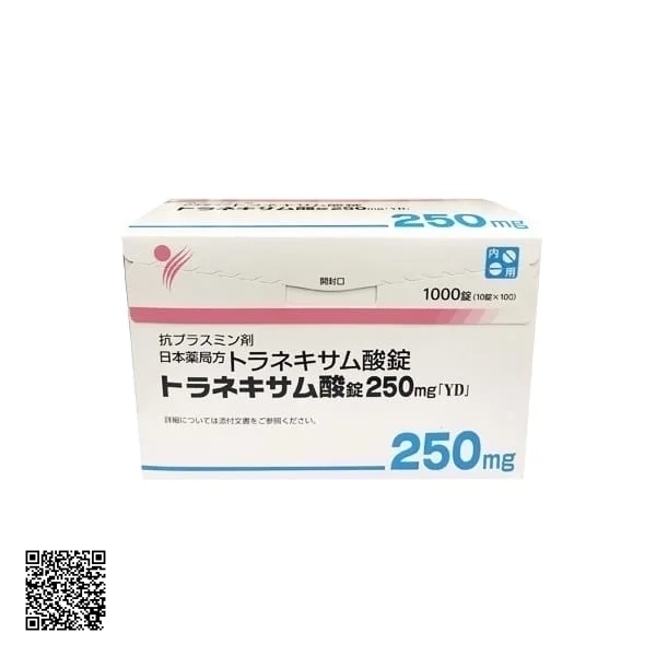 Viên Uống Trắng Da Trị Nám Transamin 250mg Hộp Xanh Nhật Bản