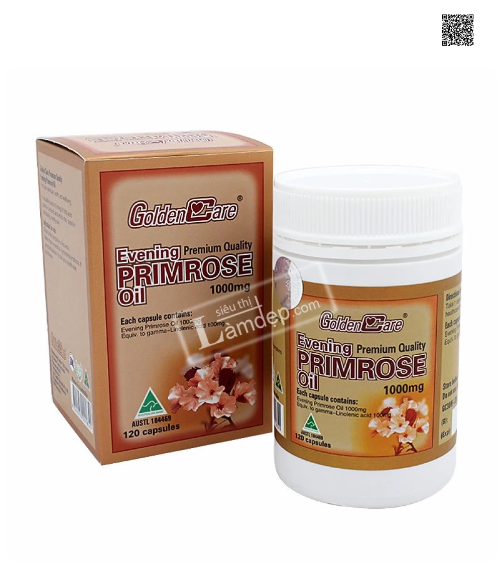Golden Care Evening Primrose Oil 1000mg x 120 viên Golden Care Evening Primrose Oil 1000mg x 120 viên