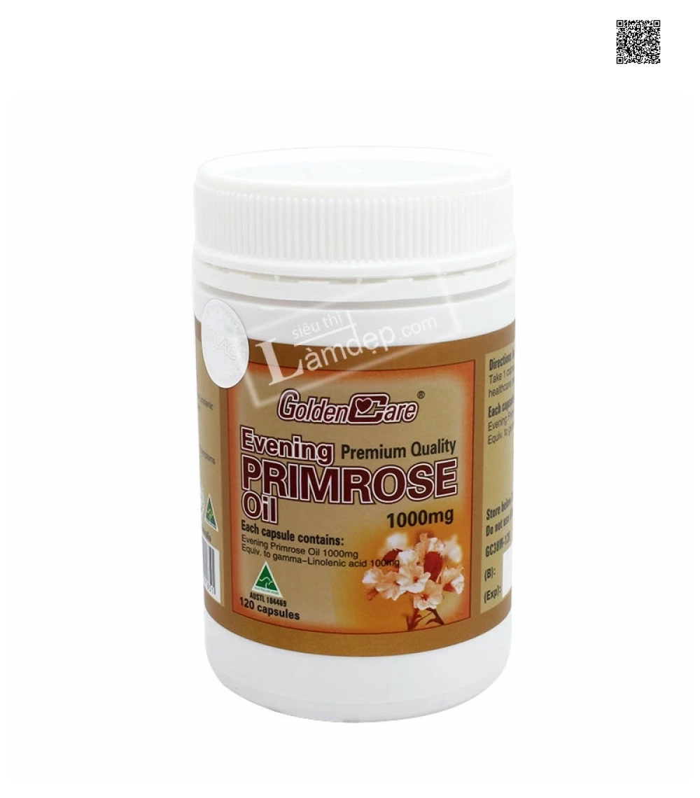 Golden Care Evening Primrose Oil 1000mg Golden Care Evening Primrose Oil 1000mg