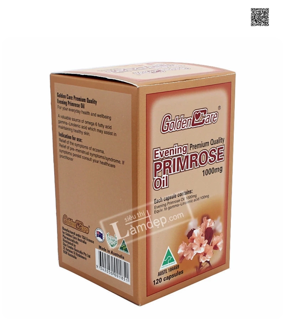 Golden Care Evening Primrose Oil 1000mg Golden Care Evening Primrose Oil 1000mg